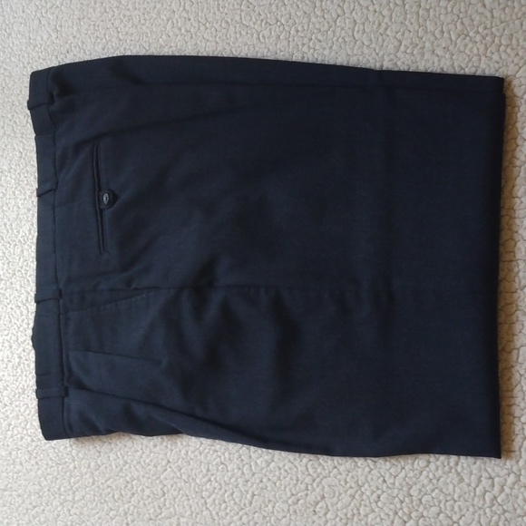 John Alexander Navy Blue Wool Dress Pants  36 - 31.5 - Picture 1 of 14
